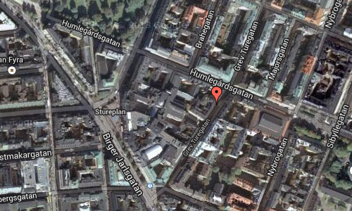 Grev Turegatan in Stockholm Maps2