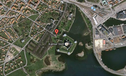 Kalmar Slott in Kalmar maps2