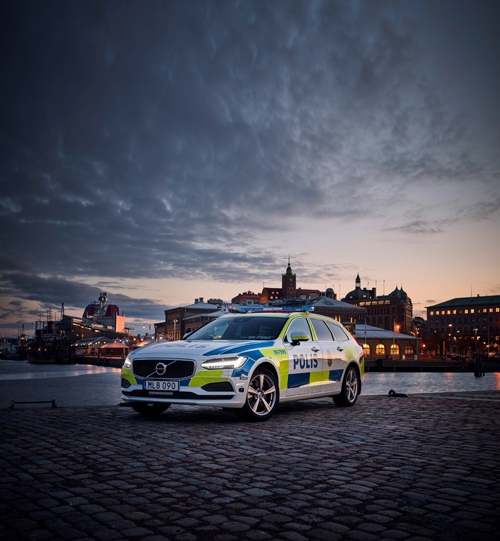 2016 - Volvo V90 Polis at Stenpiren in Göteborg 