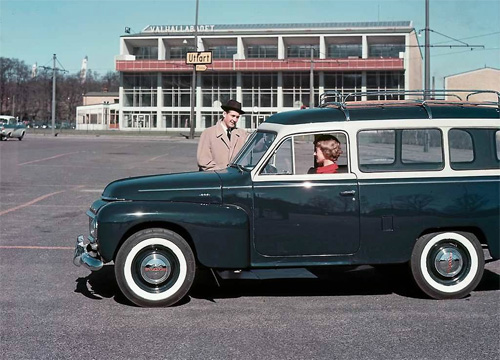 1960 - Volvo Duett at Valhallabadet in Göteborg