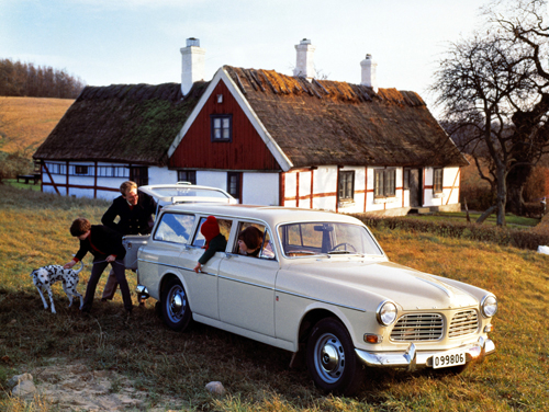 1968 - Volvo P220 Amazon, somewhere in Denmark or maybe Skåne, southern Sweden?