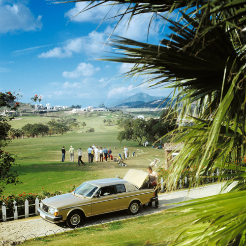 1980 - Volvo 262C at a golf club somewhere in Spain, Marbella?