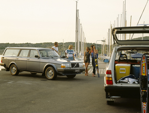 1983 - Volvo 240 GL at Kullaviks Hamn or another west coast harbor?