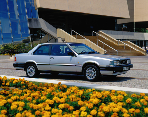 1985 - Volvo 780 at Palais des Festivals et des Congrès on Boulevard de la Croisette in Cannes, France 🇫🇷.