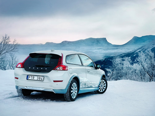 2012 - Volvo C30 Electric somewher in the north of Sweden?