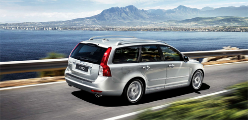 2009 - Volvo V50 T5 AWD at Mountainside Road towards Steenbras Lookout Point in Gordons Bay Cape Town South Africa