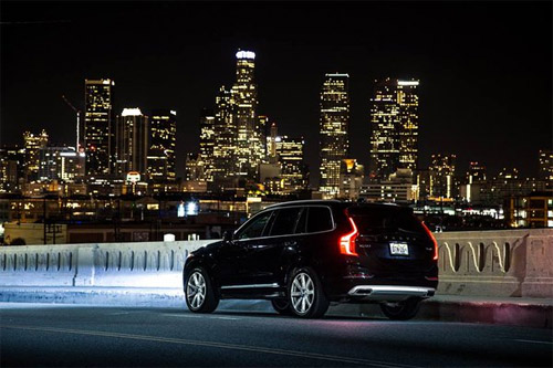 2015 - Volvo XC90 somewhere with the LA skyline 
