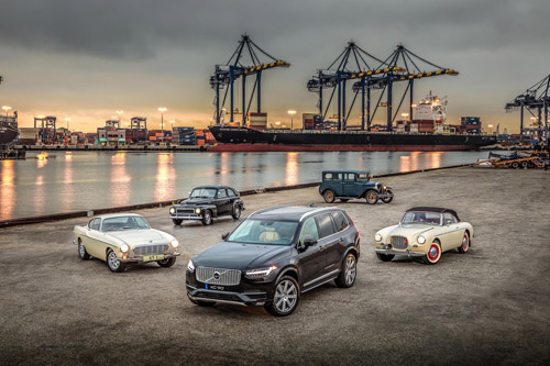 2015 - Volvo XC90 in Port of Los Angeles during Volvo's 60th anniversary celebration