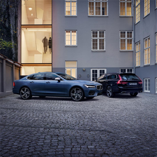 2016 - All new Volvo S90 and V90, somewhere on a off-street parking in Copenhagen?