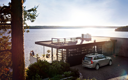 2016 - Volvo XC90 at the Rock House on Munsö at Lake Mälaren outside Stockholm 