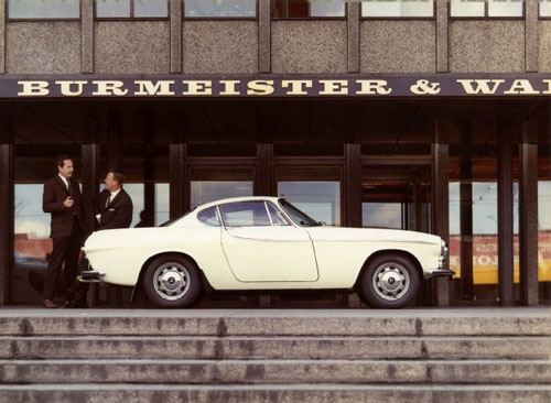 Volvo P1800 at the Burmeister & Wain office, in Copenhagen or London?