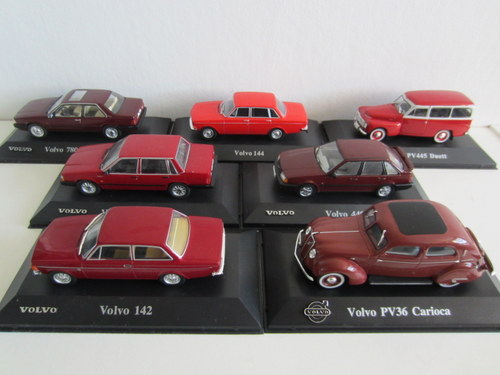 Many red Volvo cars in the Atlas Collection