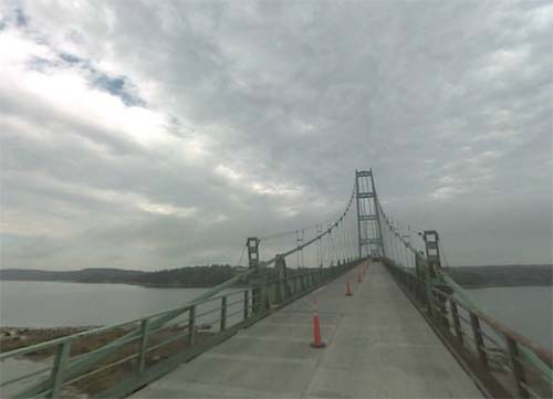 2013 - Deer Isle Bridge with Little Deer Isle Road to Deer Isle near Maine - USA (Google Streetview)