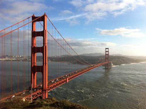 Golden Gate Bridge Vista Point SF USA 2