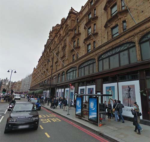 2013 - Harrods at 102 Brompton Road in London England UK (Google Streetview)