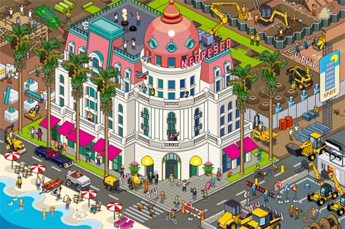 Hôtel Le Negresco Pixelart