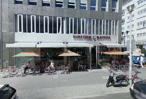 2013 - Kaffee Einstein at Kronenstraße in Berlin - Germany (Google Streetview)