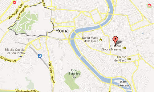 Piazza di Sant'Eustachio Roma Lazio Italy Map