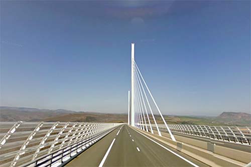 2013 - Viaduc de Millau in  Midi-Pyrénées in France (Google Streetview)