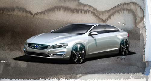 2014 Volvo S60 design study sketch by Peter Reuterberg 