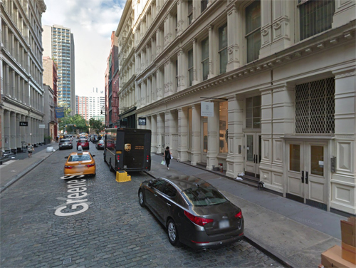 2017 - 136 Greene St in SoHo, New York (Google Streetview)