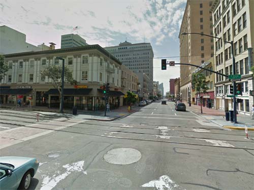 2013 - C Street in San Diego in California USA (Google Streetview)