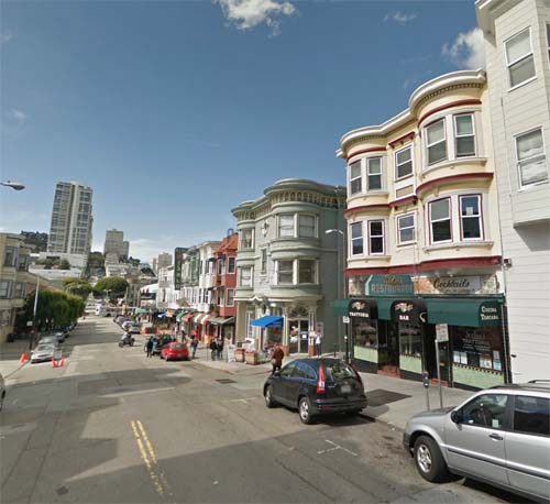 2013 - Green Street in Little Italy in San Francisco, USA (Google Streetview)