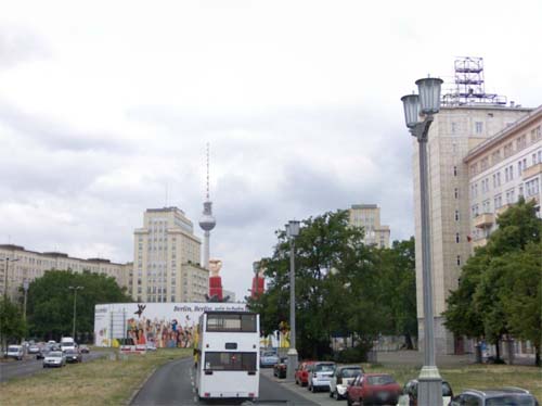 2013 - Karl Marx Allee towards Strausberger Platz in Berlin Germany (Google Streetview)