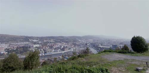 2013 - View on Bilbao from Kobetabidea Bidea in Bilbao - Spain (Google Streetview)