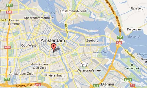 Reguliersgracht Amsterdam NL Map