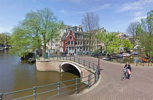 2013 - Reguliersgracht in Amsterdam - The Netherlands (Google Streetview)