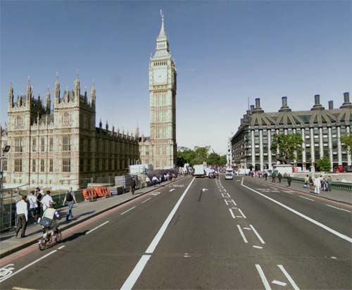 2013 - Elizabeth Tower in London - United Kingdom (Google Streetview)