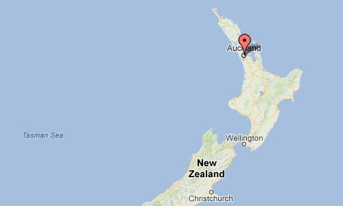 Auckland New Zealand Map