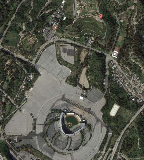 Dodgers Stadium LA USA GMaps