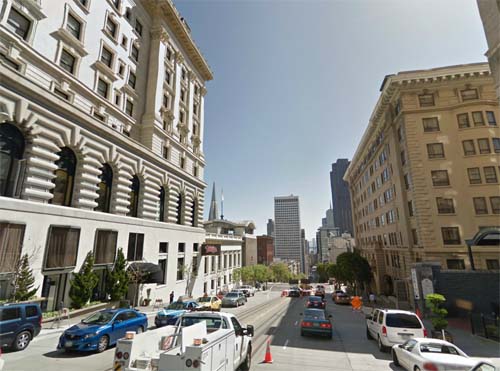 2013 - Fairmont Hotel at California Street in San Francisco, USA (Google Streetview)