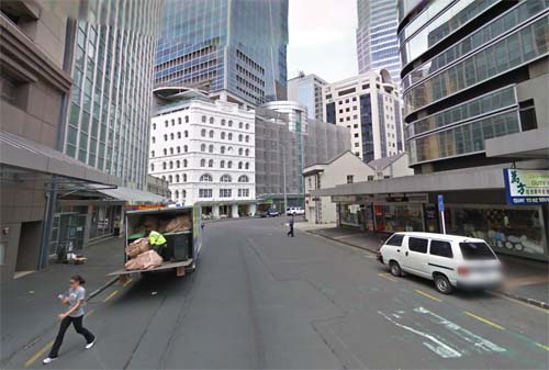 2013 - Fort Street in Auckland, New Zealand (Google Streetview)