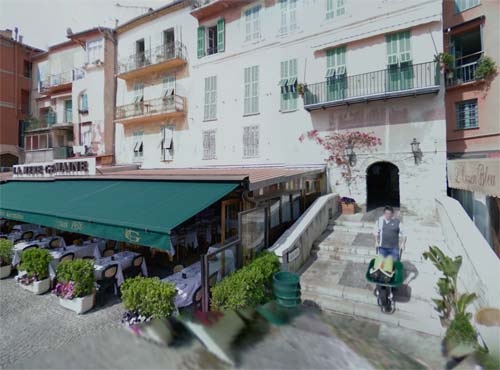 2013 - Restaurant  La Mère Germaine on Quai de l'Amiral Courbet in Villefranche-sur-Mer, France (Google Streetview)