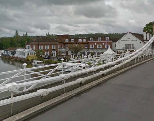 2013 - Macdonald Compleat Angler Hotel in Marlow, UK (Google Streetview)