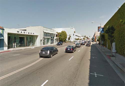 2013 - Melrose Ave in Los Angeles USA (Google StreetView)