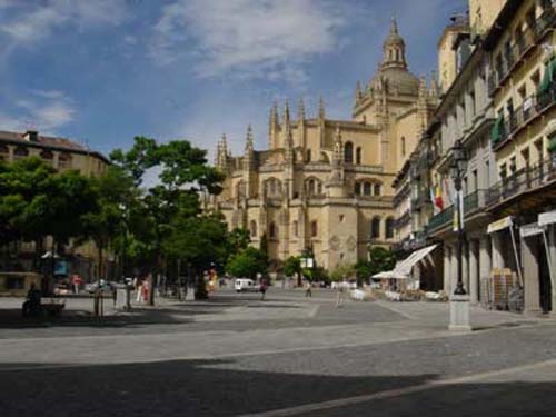 2013 - Plaza Mayor in Segovia, Spain 