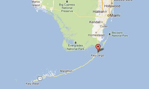 UKSC Key Largo USA Map