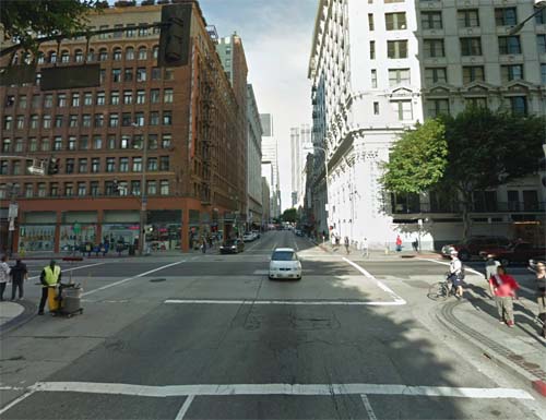 2013 - West 6th Street and South Spring Street in Los Angeles, USA (Google Streetview)
