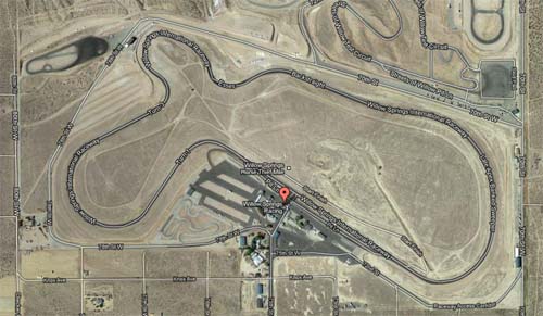 2013 - Willow Springs Raceway in Rosamond, USA (Google Maps)