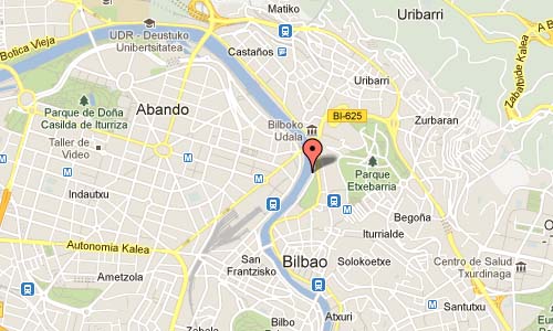 Arenal Ibilbidea in Bilbao Map