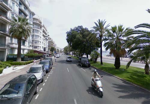 2013 - Promenade des Anglais in Nice, France (Google Streetview)