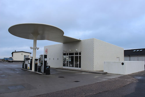 2013 - Skovshoved Tankstation at Kystvejen in Charlottenlund, north of Copenhagen in Denmark