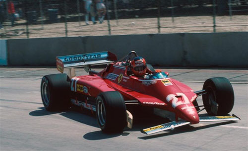 1982 - Ferrari 126 C2 with Gilles Villeneuve