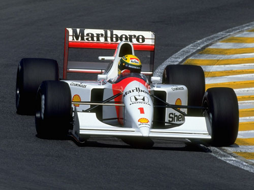 1989 - McLaren Honda MP4-5 with Ayrton Senna da Silva