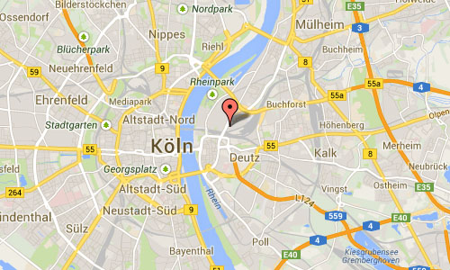 Design Post Köln Map