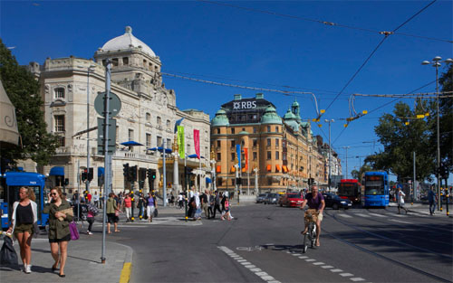 2013 - Nybroplan in Stockholm